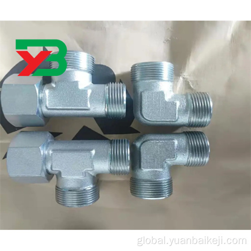 Hydraulic Hose Connectors Fittings Hydraulic tee connecting pipe fittings Supplier